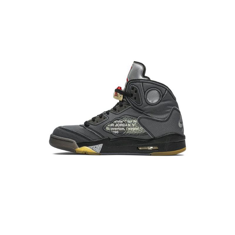 Air Jordan 5 Törtfehér Retro Sp Fekete Ezüst Piros Arany Férfi Cipő