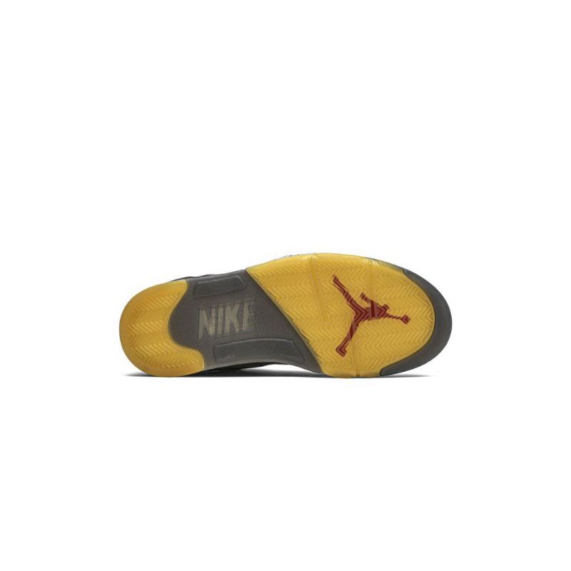 Air Jordan 5 Törtfehér Retro Sp Fekete Ezüst Piros Arany Férfi Cipő