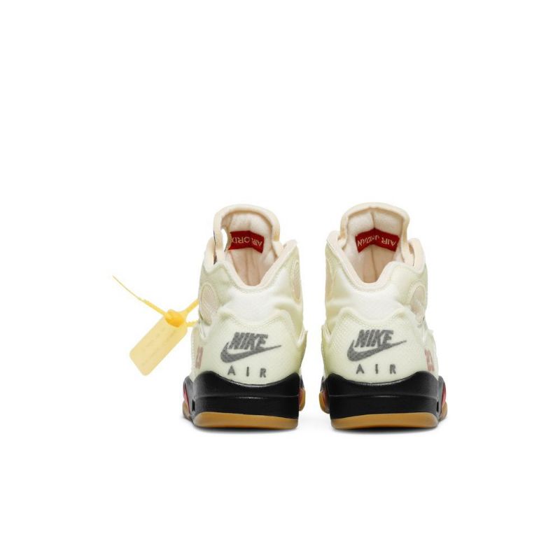 Air Jordan 5 Törtfehér Sp Fehér Sárga Ezüst Férfi Cipő