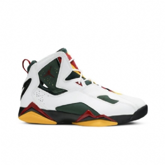 Air Jordan True Flight Fehér Piros Zöld Sárga Férfi Cipők