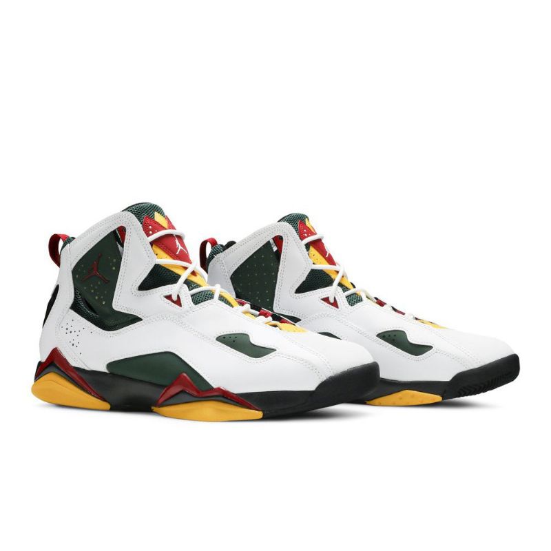 Air Jordan True Flight Fehér Piros Zöld Sárga Férfi Cipők