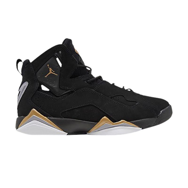 Air Jordan True Flight Fekete Arany Szürke Fehér Férfi Cipő