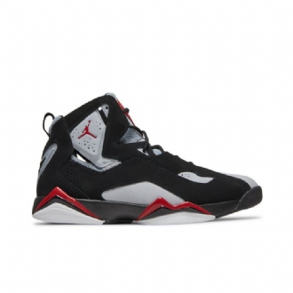 Air Jordan True Flight Fekete Szürke Piros Férfi Cipő