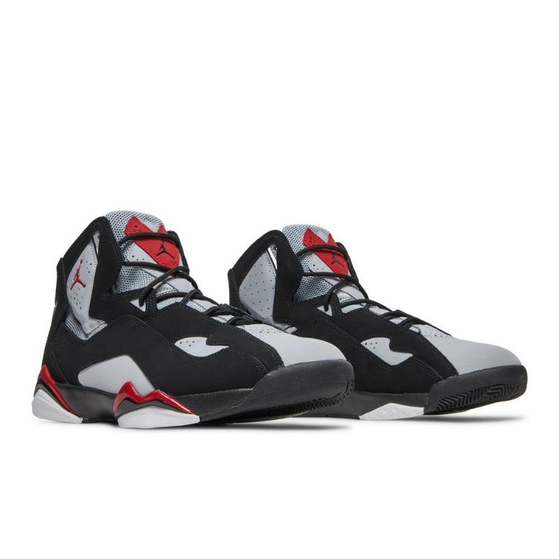 Air Jordan True Flight Fekete Szürke Piros Férfi Cipő