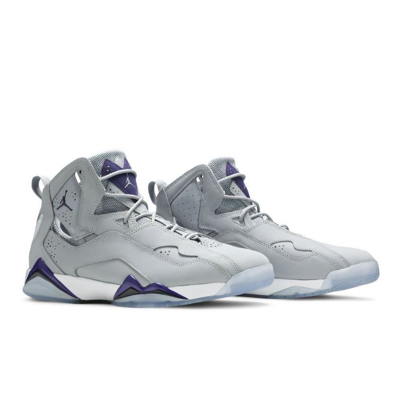 Air Jordan True Flight Szürke Lila Fehér Férfi Cipő