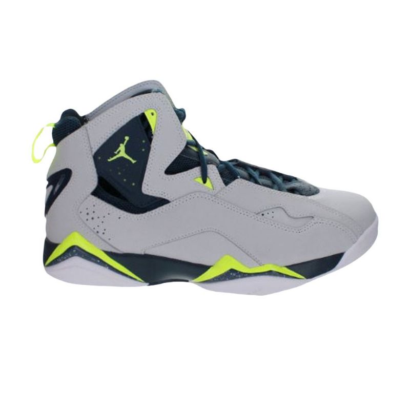 Air Jordan True Flight Szürke Zöld Sötétkék Férfi Cipők