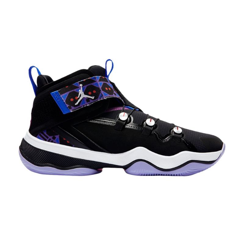 Air Jordan 23 Ajnt 23 Fekete Lila Kék Fehér Férfi Cipő