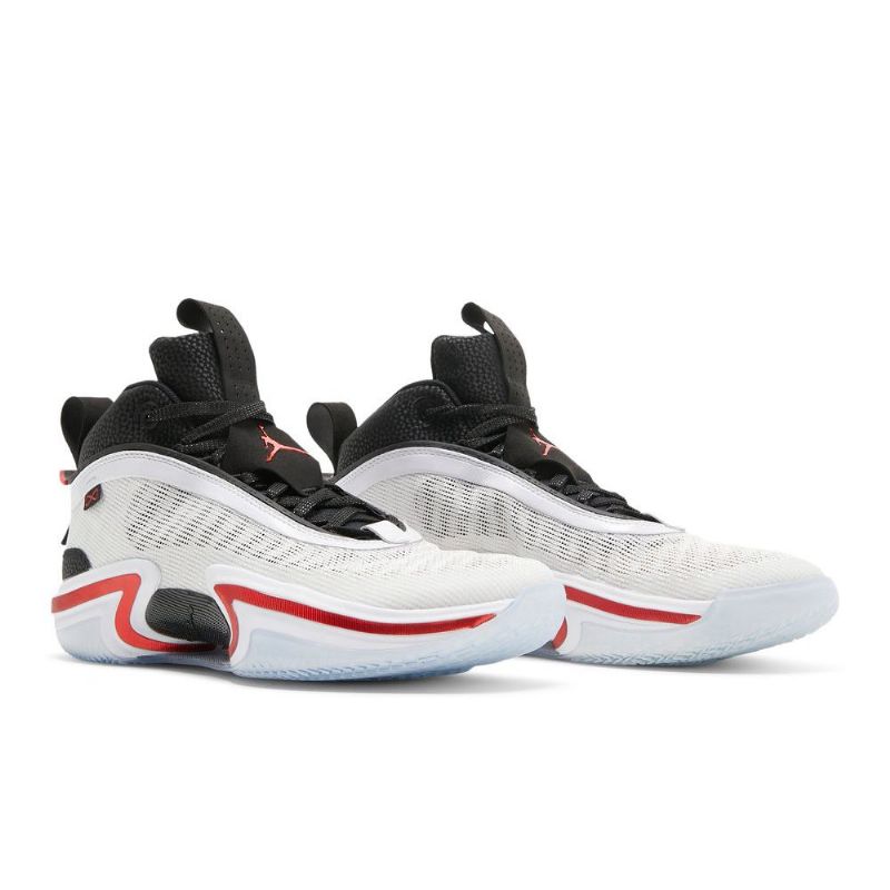 Air Jordan 36 Fehér Fekete Piros Férfi Cipő