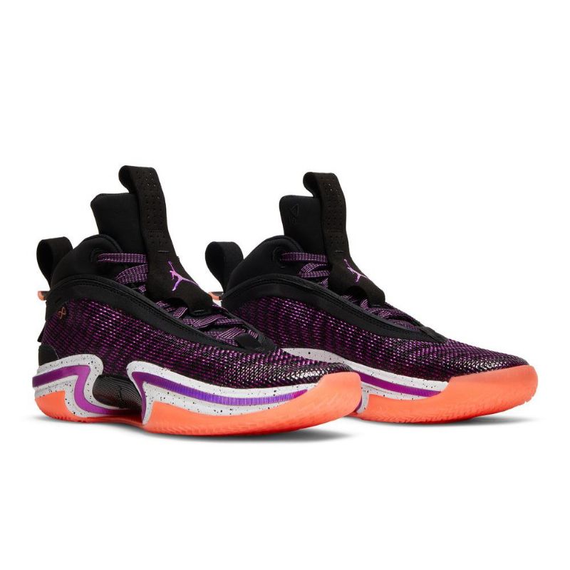 Air Jordan 36 Fekete Lila Fehér Rózsaszín Férfi Cipő