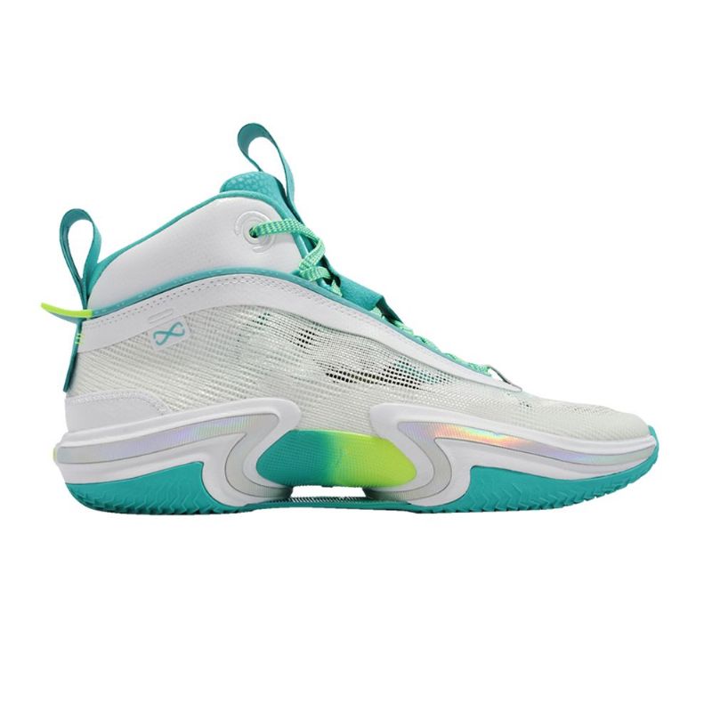 Air Jordan 36 Guo Ailun Pf Fehér Kék Zöld Férfi Cipő
