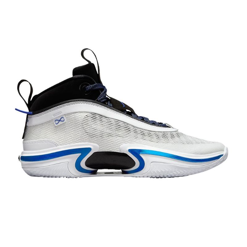 Air Jordan 36 Pf Fehér Fekete Kék Férfi Cipő