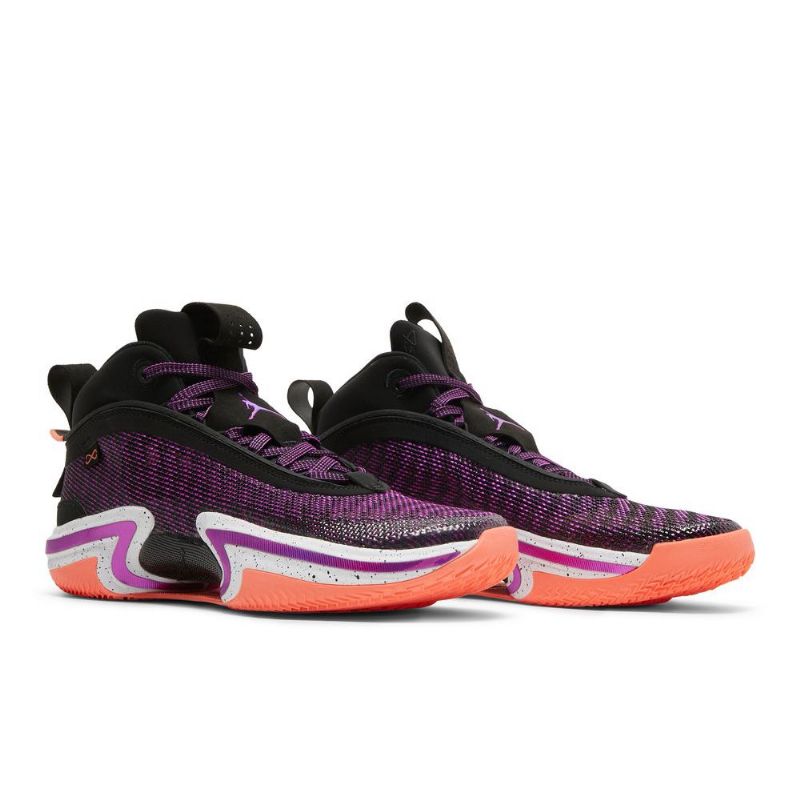 Air Jordan 36 Pf Fekete Lila Rózsaszín Férfi Cipő