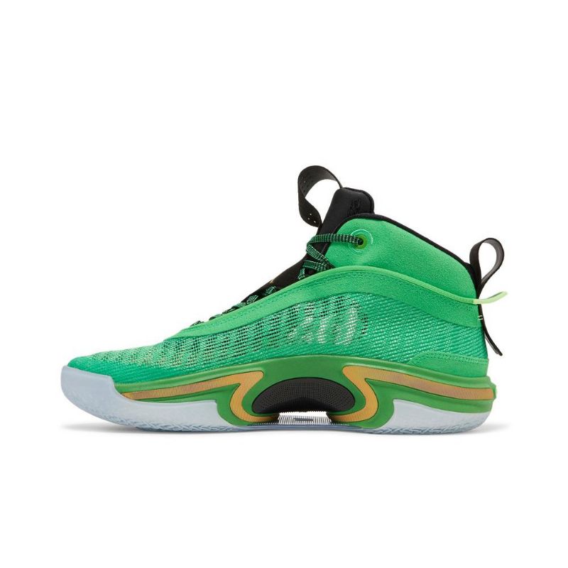 Air Jordan 36 Zöld Fekete Arany Férfi Cipő