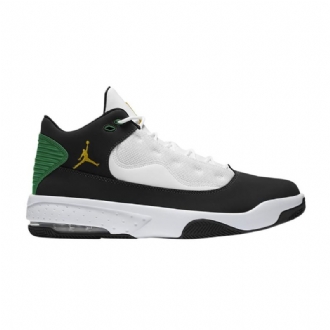 Air Jordan Max Aura 2 Fekete Fehér Zöld Férfi Cipő