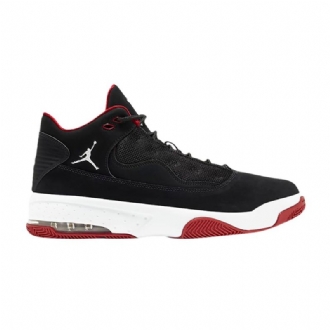 Air Jordan Max Aura 2 Fekete Piros Fehér Férfi Cipő