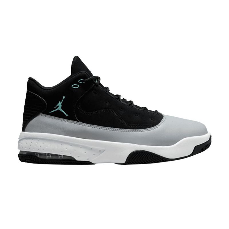 Air Jordan Max Aura 2 Fekete Szürke Kék Fehér Férfi Cipők