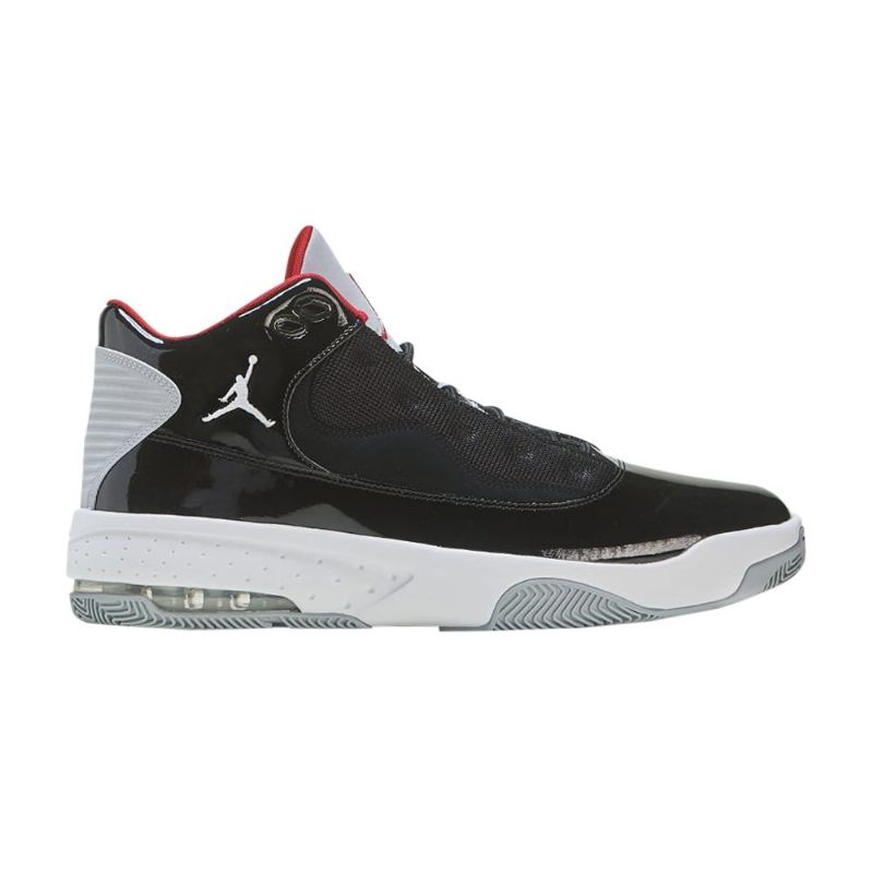 Air Jordan Max Aura 2 Fekete Szürke Piros Fehér Férfi Cipők