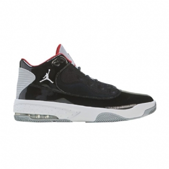 Air Jordan Max Aura 2 Fekete Szürke Piros Fehér Férfi Cipők