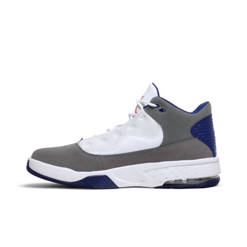 Air Jordan Max Aura 2 Szürke Fehér Kék Piros Férfi Cipők