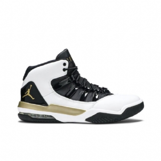 Air Jordan Max Aura Fehér Fekete Arany Férfi Cipő
