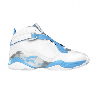 Air Jordan 8 Fehér Kék Szürke Férfi Cipő