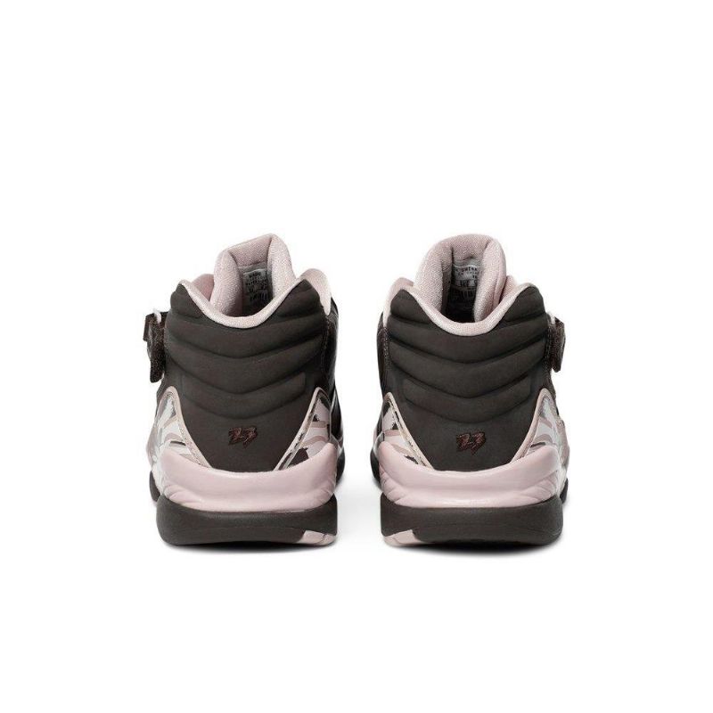 Air Jordan 8 Retro Alacsony Barna Rózsaszín Női Cipő