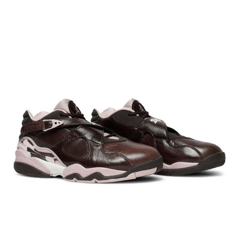 Air Jordan 8 Retro Alacsony Barna Rózsaszín Női Cipő