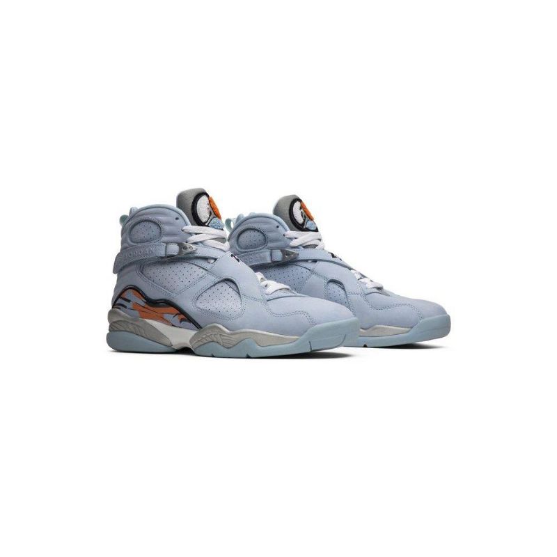 Air Jordan 8 Retro Kék Narancssárga Női Cipő