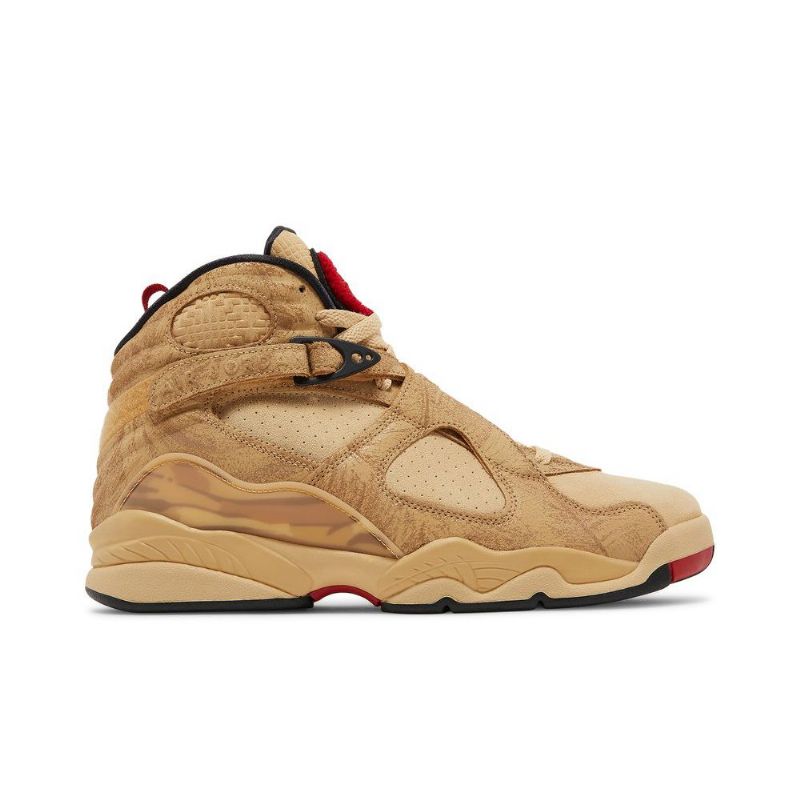 Air Jordan 8 Rui Hachimura Retro Se Barna Piros Fekete Férfi Cipők