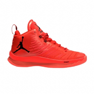 Air Jordan Super.fly 5 Piros Fekete Férfi Cipő