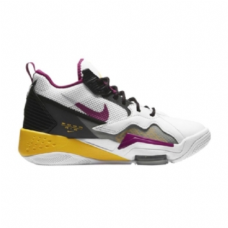 Air Jordan Zoom '92 Fehér Fekete Szürke Sárga Női Cipő
