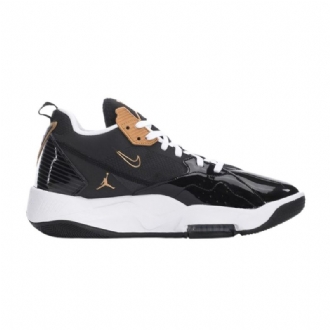 Air Jordan Zoom '92 Fekete Arany Fehér Férfi Cipő