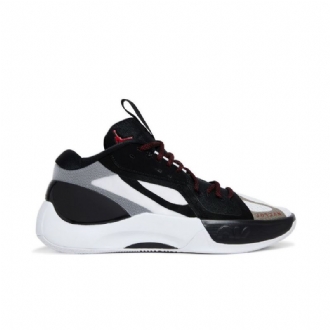 Air Jordan Zoom Külön Fekete Fehér Szürke Piros Férfi Cipő