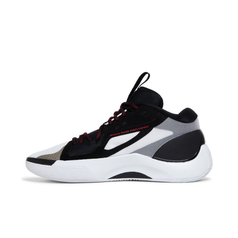 Air Jordan Zoom Külön Fekete Fehér Szürke Piros Férfi Cipő