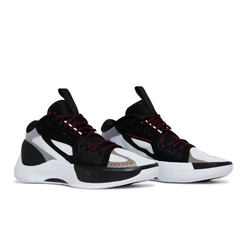 Air Jordan Zoom Külön Fekete Fehér Szürke Piros Férfi Cipő