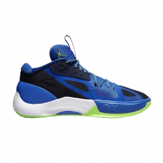 Air Jordan Zoom Külön Kék Sötétkék Fehér Zöld Férfi Cipő