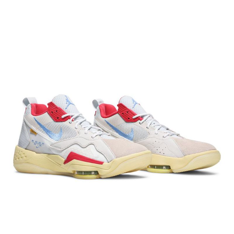 Air Jordan Zoom Union La '92 Fehér Piros Kék Férfi Cipő