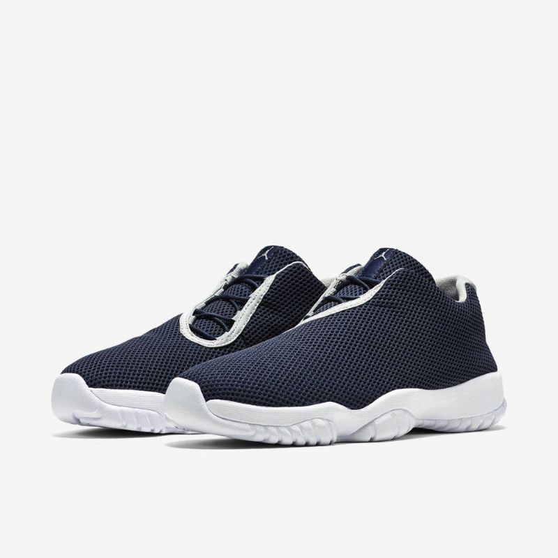 Air Jordan Future Alacsony Sötétkék Fehér Szürke Férfi Cipők