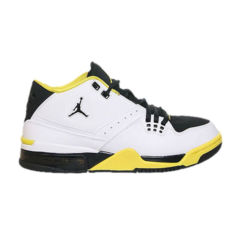 Air Jordan Flight 23 Fehér Fekete Sárga Női Cipő