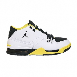 Air Jordan Flight 23 Fehér Fekete Sárga Női Cipő