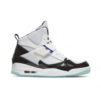Air Jordan Flight 45 Magas Fehér Fekete Férfi Cipő