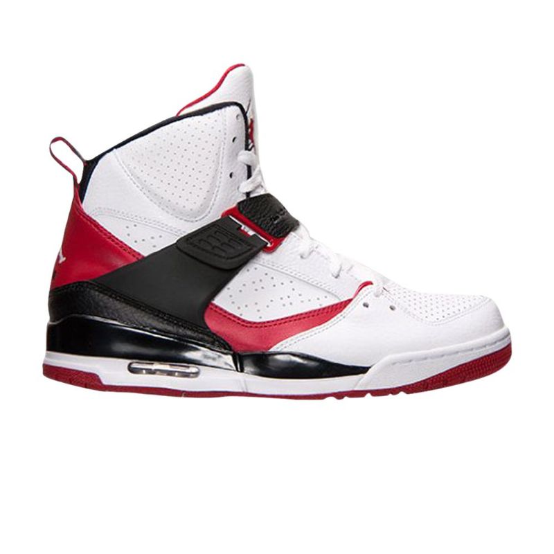 Air Jordan Flight 45 Magas Fehér Piros Fekete Férfi Cipő