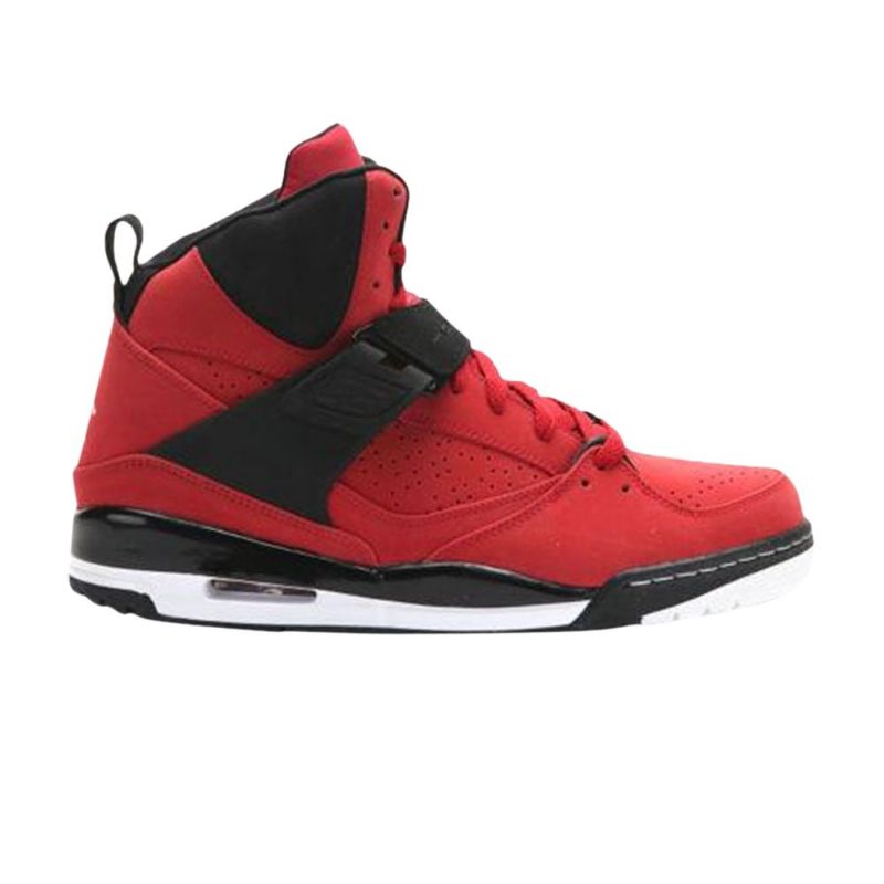 Air Jordan Flight 45 Magas Piros Fekete Fehér Férfi Cipő