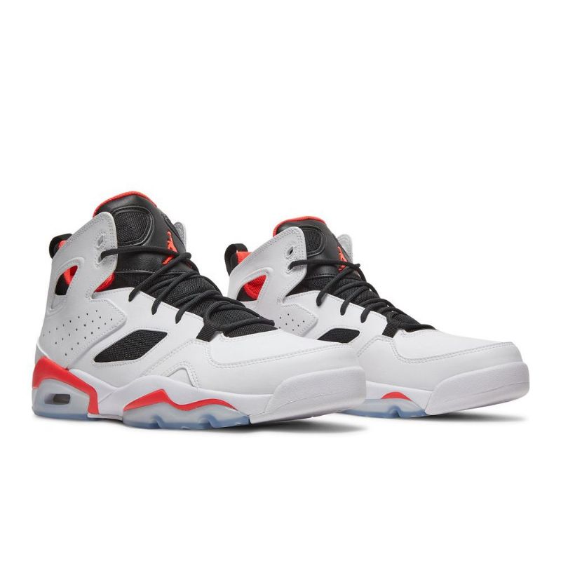Air Jordan Flight Club 91 Fehér Fekete Piros Férfi Cipő
