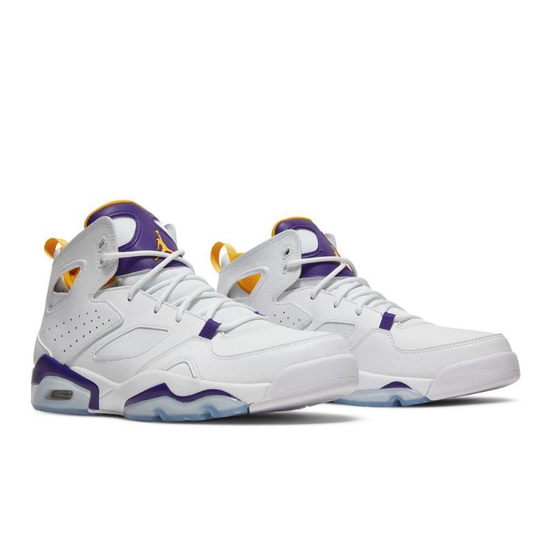 Air Jordan Flight Club 91 Fehér Lila Arany Férfi Cipő