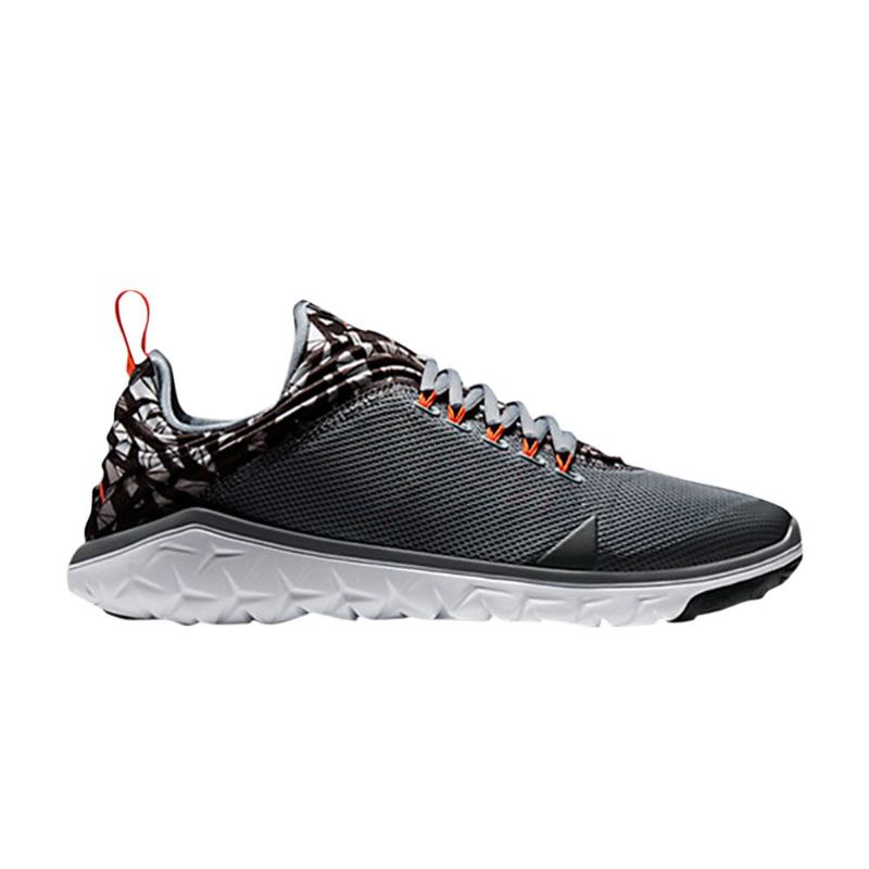 Air Jordan Flight Flex Trainer Szürke Fekete Narancssárga Férfi Cipő