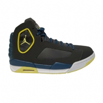 Air Jordan Flight Luminary Fekete Sárga Kék Fehér Férfi Cipők