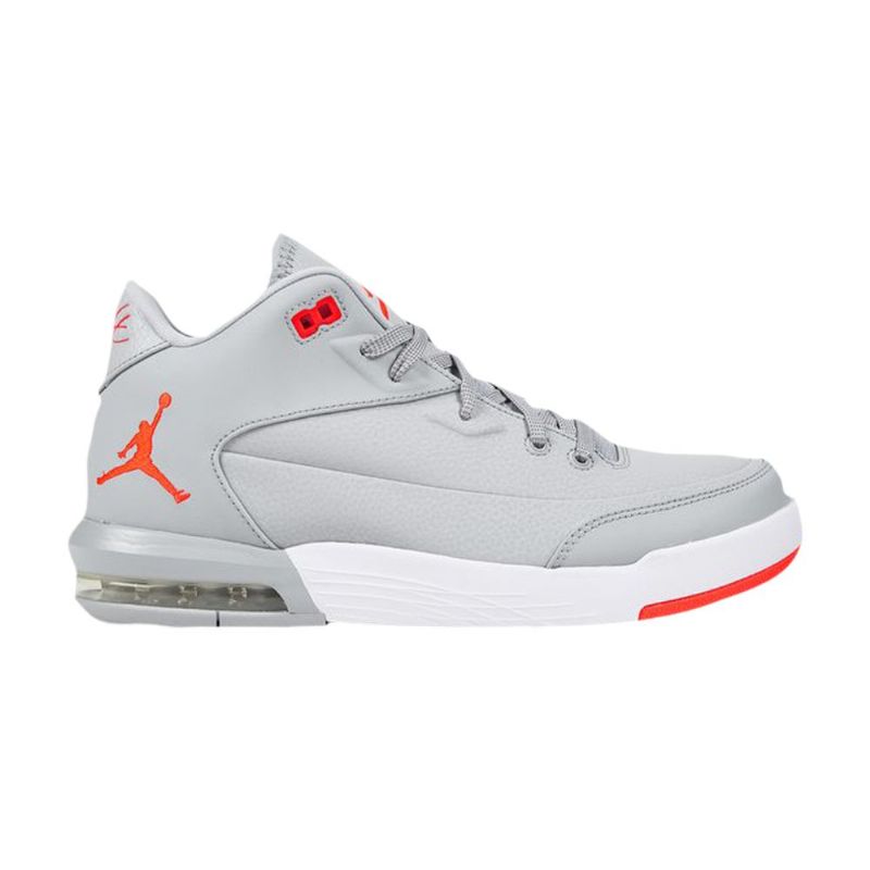 Air Jordan Flight Origin 3 Szürke Fehér Narancssárga Férfi Cipő