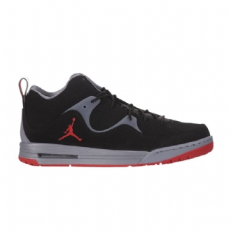 Air Jordan Flight Tr 97 Középfekete Szürke Piros Férfi Cipő