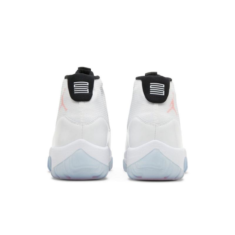 Air Jordan 11 Adapt Fehér Fekete Piros Férfi Cipő